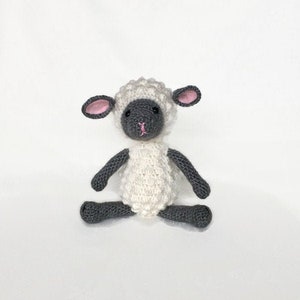 Lamb Stuffed Animal, Lamb Baby Gift, Crochet Lamb, Baby Shower Gift, Easter Gift image 2