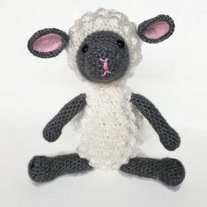 Lamb Stuffed Animal, Lamb Baby Gift, Crochet Lamb, Baby Shower Gift, Easter Gift image 8