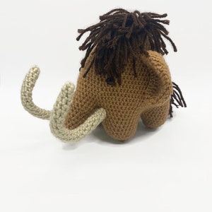 Mammoth Stuffed Animal, Ice Age Mammoth, Crochet Mammoth, Baby Shower Gift for Boy, Baby Gift for Boy image 9