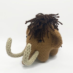 Mammoth Stuffed Animal, Ice Age Mammoth, Crochet Mammoth, Baby Shower Gift for Boy, Baby Gift for Boy zdjęcie 4