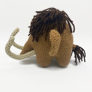 Mammoth Stuffed Animal, Ice Age Mammoth, Crochet Mammoth, Baby Shower Gift for Boy, Baby Gift for Boy zdjęcie 7
