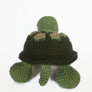 Turtle Stuffed Animal, Turtle Plush Toy, Baby Gift for Boy, Baby Gift for Girl, Crochet Turtle image 4