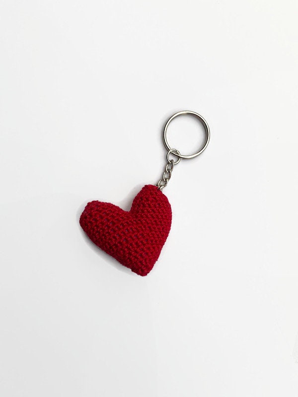 Pink Plush Heart Bag Charm & Key Chain – LOVE & MOXiE