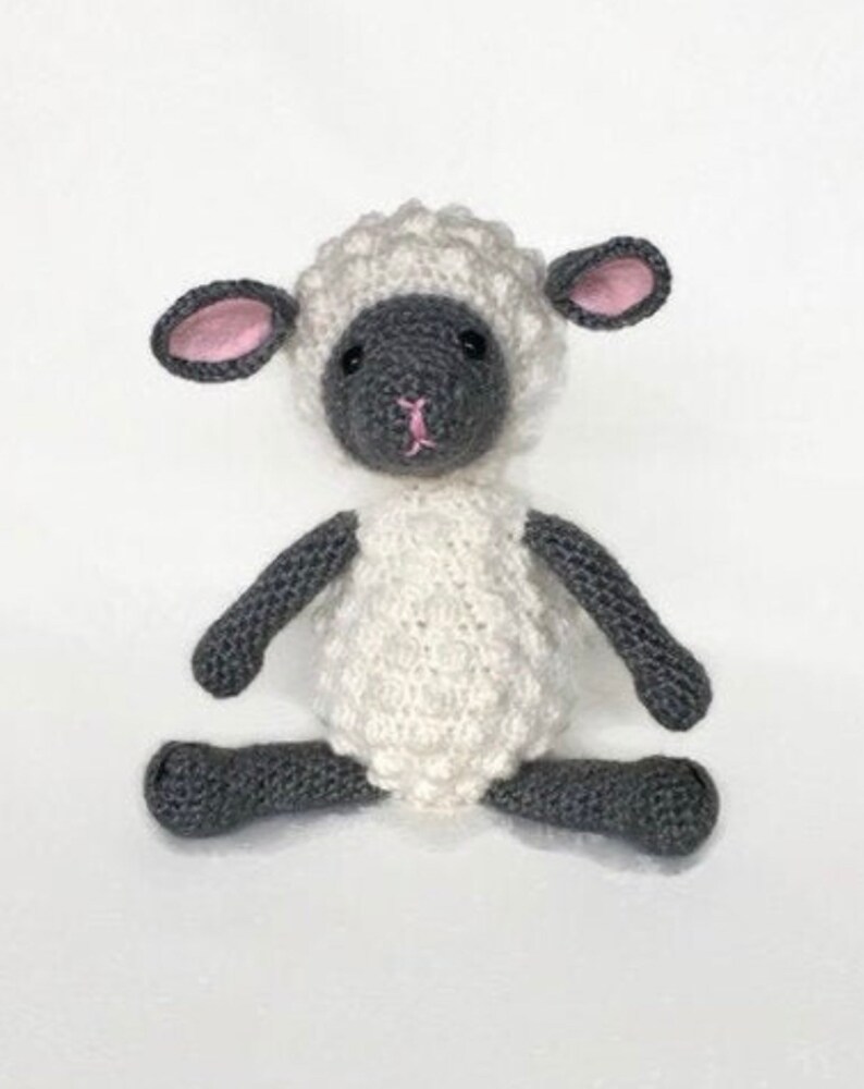 Lamb Stuffed Animal, Lamb Baby Gift, Crochet Lamb, Baby Shower Gift, Easter Gift image 1