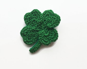 Shamrock Pin, St. Patty’s Day Pin, St. Patrick’s Day Pin, Four Leaf Clover Pin, Shamrock Brooch