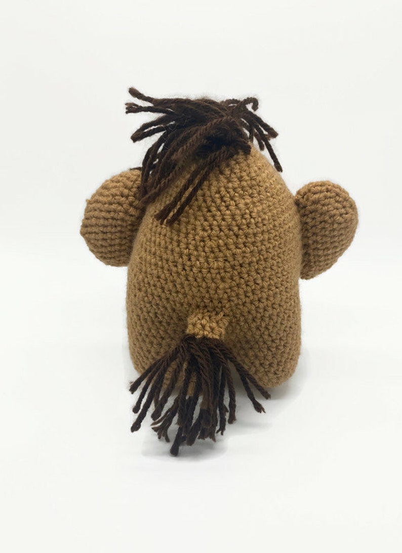 Mammoth Stuffed Animal, Ice Age Mammoth, Crochet Mammoth, Baby Shower Gift for Boy, Baby Gift for Boy zdjęcie 6