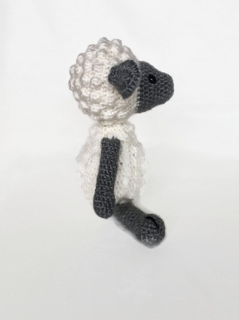 Lamb Stuffed Animal, Lamb Baby Gift, Crochet Lamb, Baby Shower Gift, Easter Gift image 6