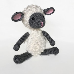 Lamb Stuffed Animal, Lamb Baby Gift, Crochet Lamb, Baby Shower Gift, Easter Gift image 3