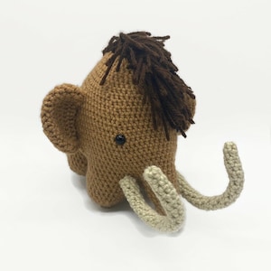 Mammoth Stuffed Animal, Ice Age Mammoth, Crochet Mammoth, Baby Shower Gift for Boy, Baby Gift for Boy image 3