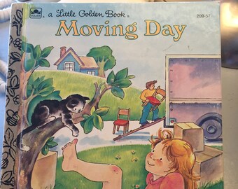 Vintage Little Golden Book 'Moving Day'