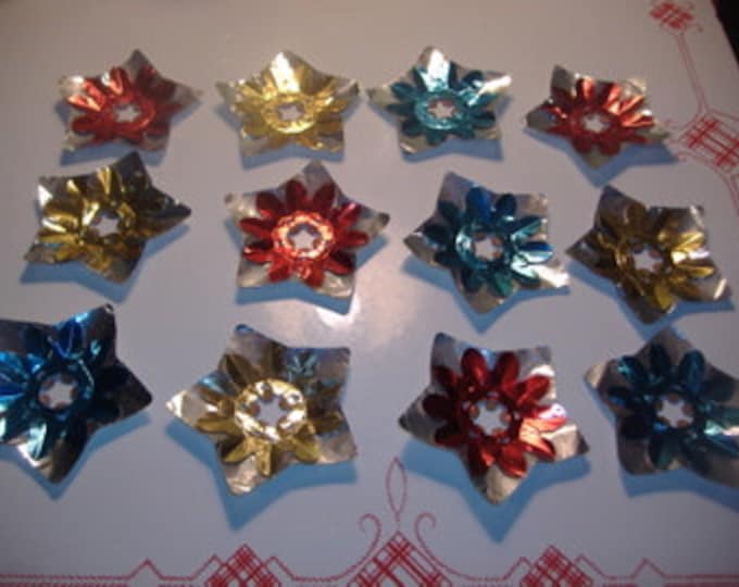 Vintage Christmas Light Reflectors/ Lot of 12 Small Etsy