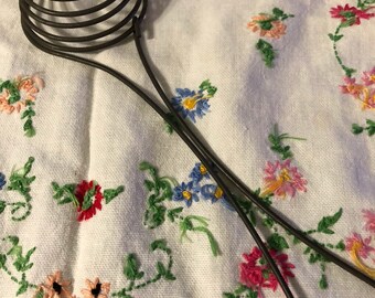 Vintage Metal Spiral Strainer Egg/Separater