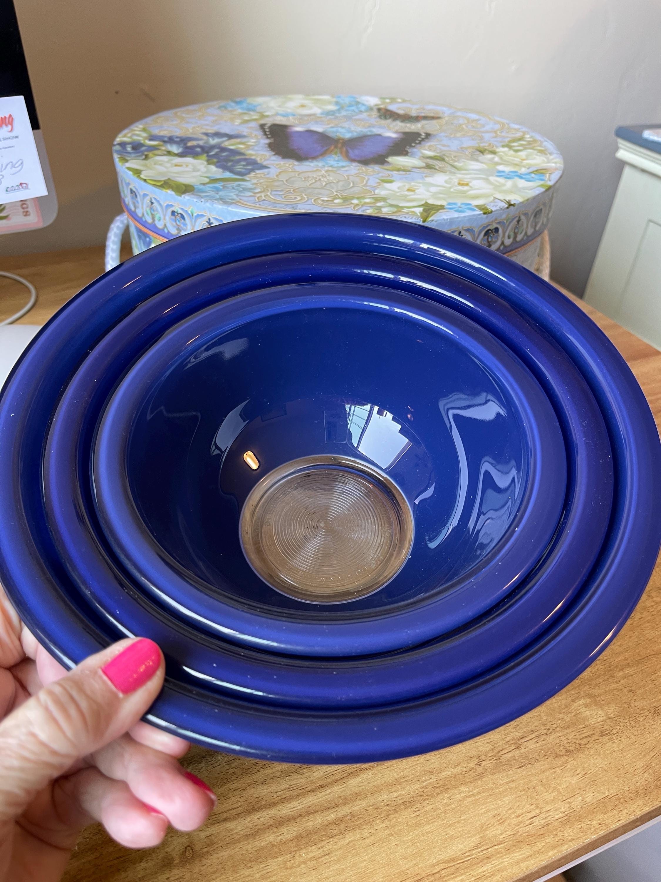 Navy Blue Pyrex - Etsy