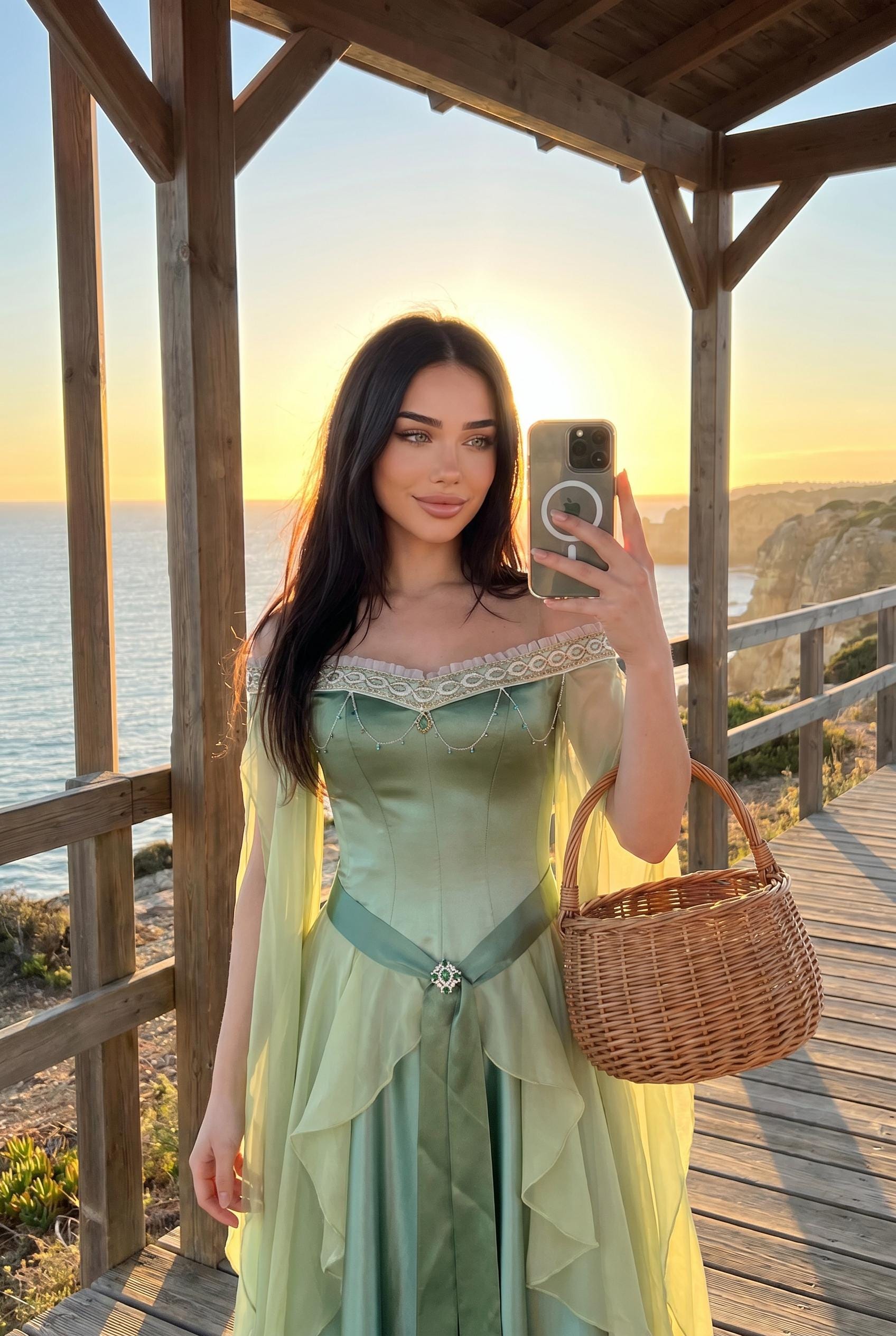 Green Renn Faire Dress - Etsy