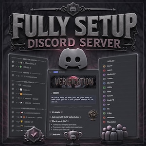 ファンタジーゴシックDiscordサーバー設定 | ゲームコミュニティがすぐに利用可能