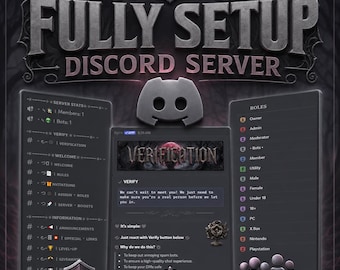 ファンタジーゴシックDiscordサーバー設定 | ゲームコミュニティがすぐに利用可能