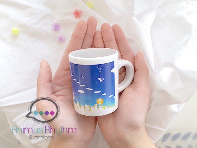 Mini Ceramic Mug Final Fantasy 15 Noctis and Fat Chocobo game