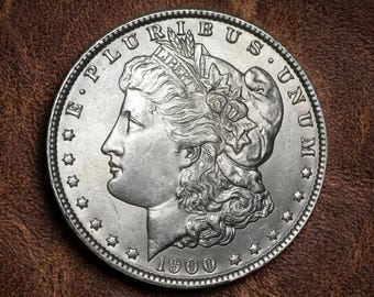 1900 Morgan Silver Dollar, collectie Amerikaanse Morgan Dollar zilveren munten, collectible oude munten voor verzamelaars, zeldzame antieke Liberty Eagle-munten