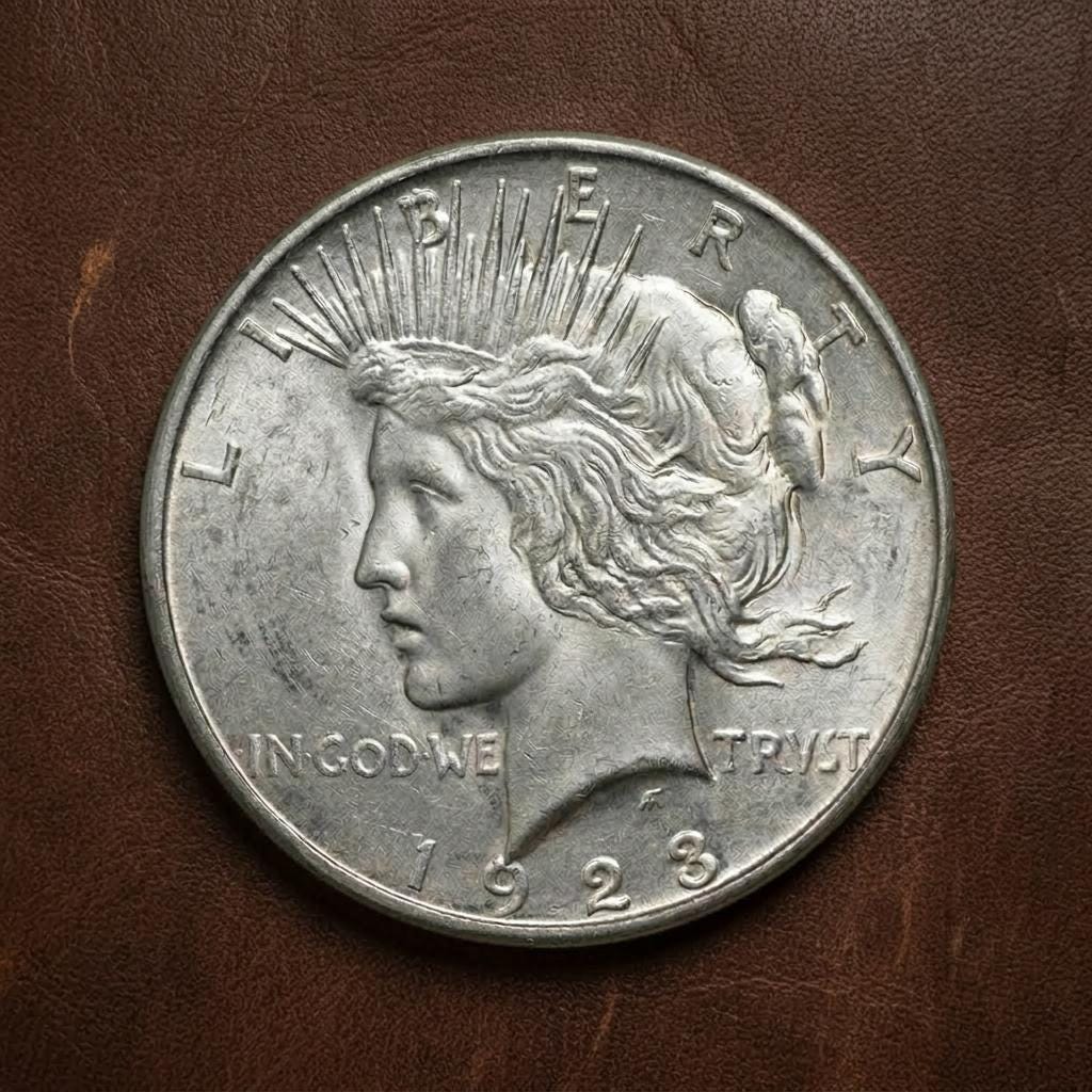 1923 silver dollar - Etsy 日本