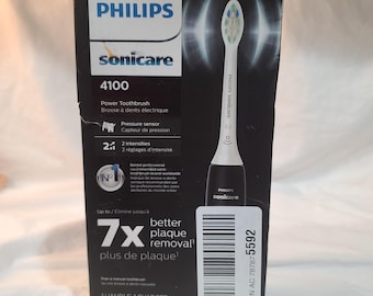 Philips Sonicare 4100 Rechargeable Toothbrush Pressure Sensor White HX3681/23