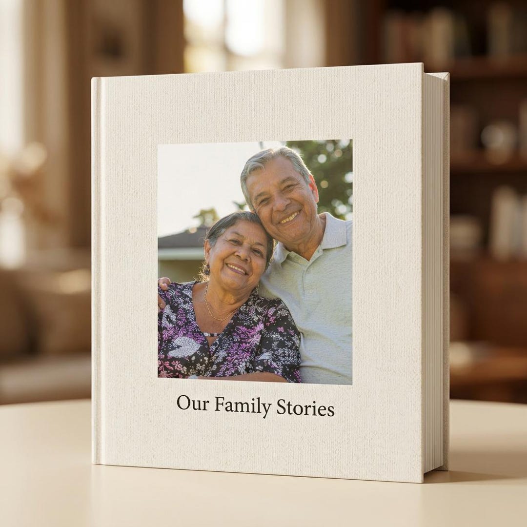 Legacy Book: Custom Hardcover Memory Book From Voice Recordings - Etsy