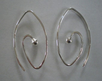 ◆STONEHENgE◆ Silver Earrings SC1247 Sterling Silver Old Exchange Gate Earrings - Gold Creations