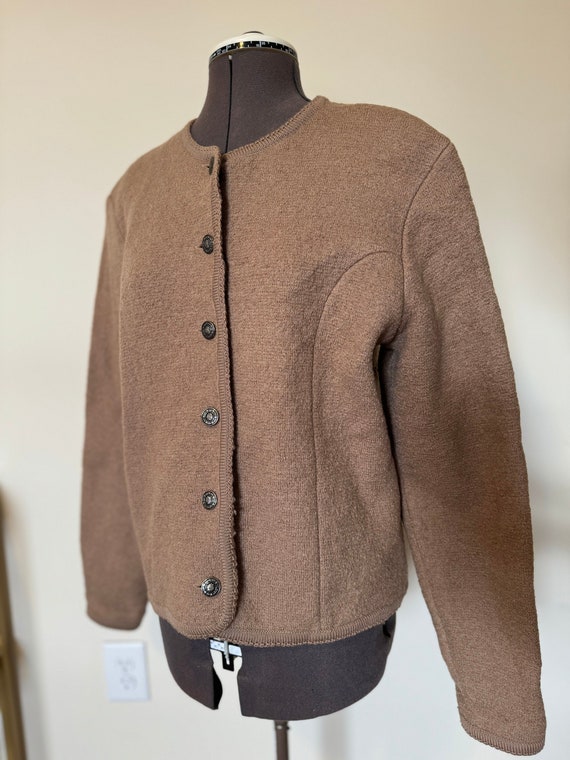 Vintage Tally Ho Wool Knit Jacket
