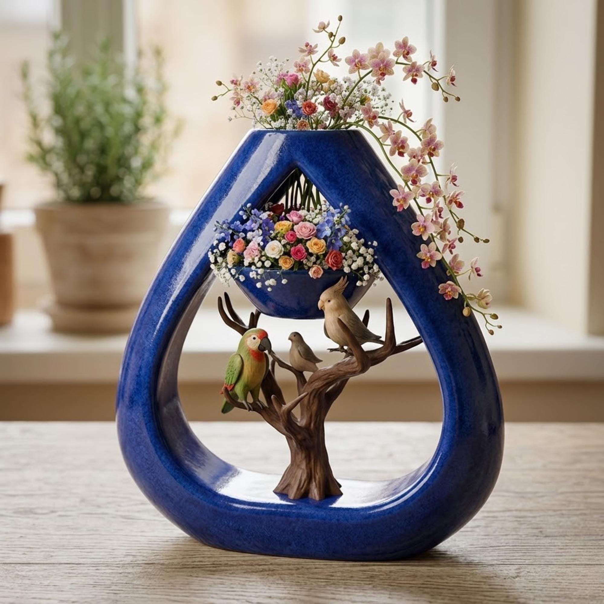 アンティーク調 鳥モチーフ スタンドプランター 鳥の形をしたプランター - Etsy 日本