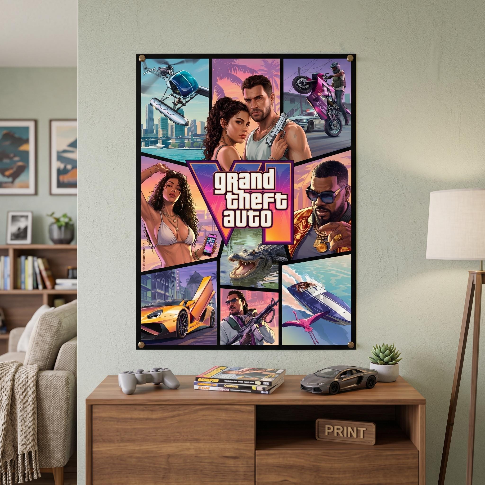 Gta 5 Wall Art - Etsy