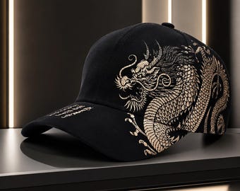 Japansk drakebasebollkeps – streetwear-hatt i bomull, hiphop-snapback-stil, solskyddskeps unisex, anime-inspirerat mode