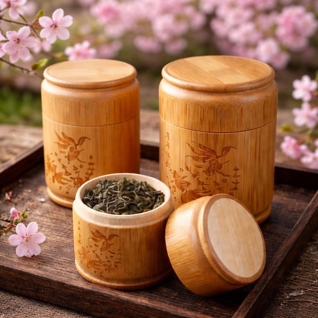 Matcha tea container - Etsy 日本