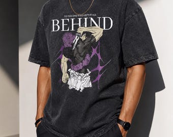 Toji Fushiguro Jujutsu Kaisen T-shirt – Tvättad bomull Anime T-shirt, Harajuku Manga Streetwear, Unisex Oversized Grafisk T-shirt