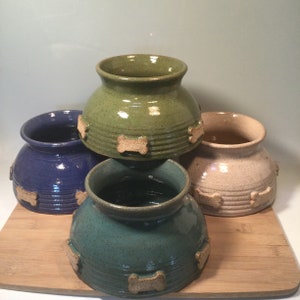 Pottery Water Bowl Etsy