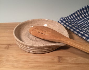 Spoon Rest -Ivory White Farmhouse Pottery - Modern Ceramics -Ready to Ship -Kitchen storage - ceramics - pottery - stoneware - ready to ship