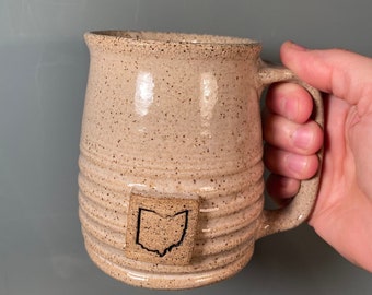 Ohio State Coffee Mug: Custom Ceramic Stoneware, 16 oz