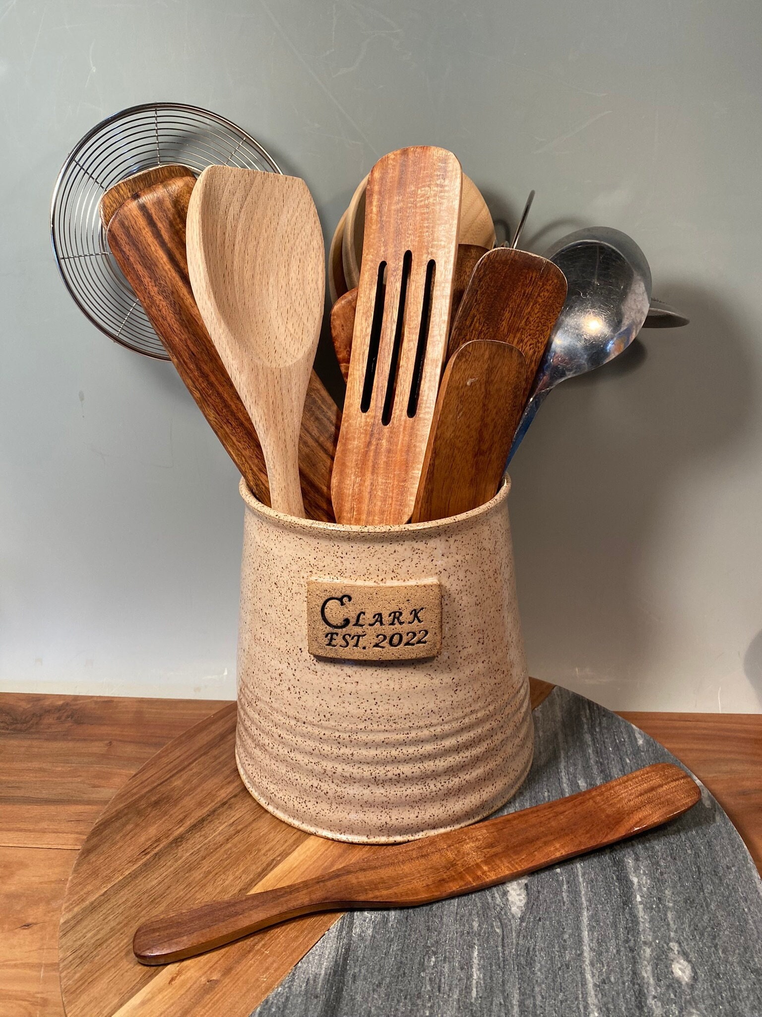 Personalized Utensil Holder