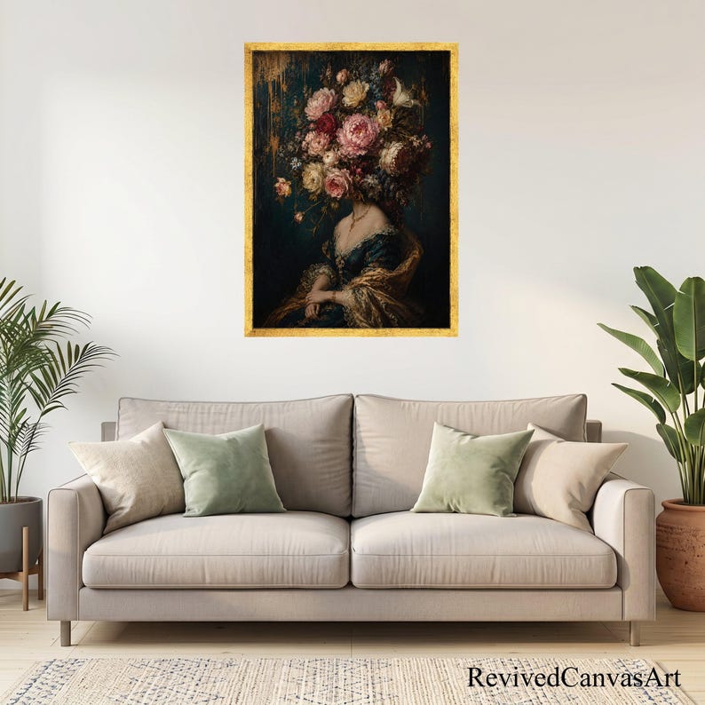 altered-art-floral-portrait-canvas-vintage-style-bouquet-headpiece