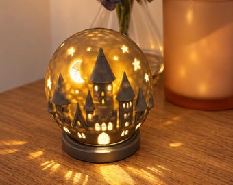 Hogwarts Magical Castle Lantern – 3D Printed Night Light