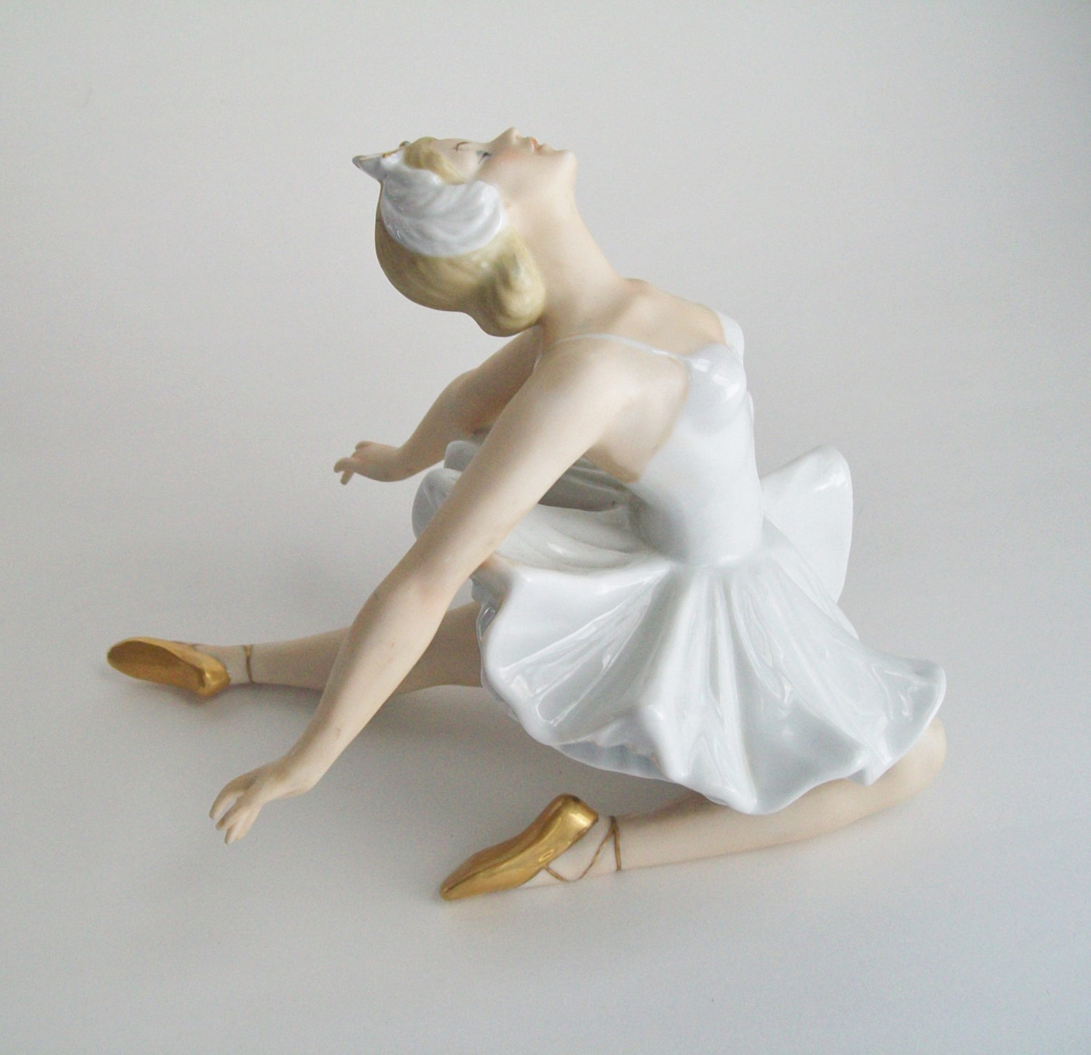 Vintage Ballerina Figurine Andrea by Sadek Porcelain Etsy