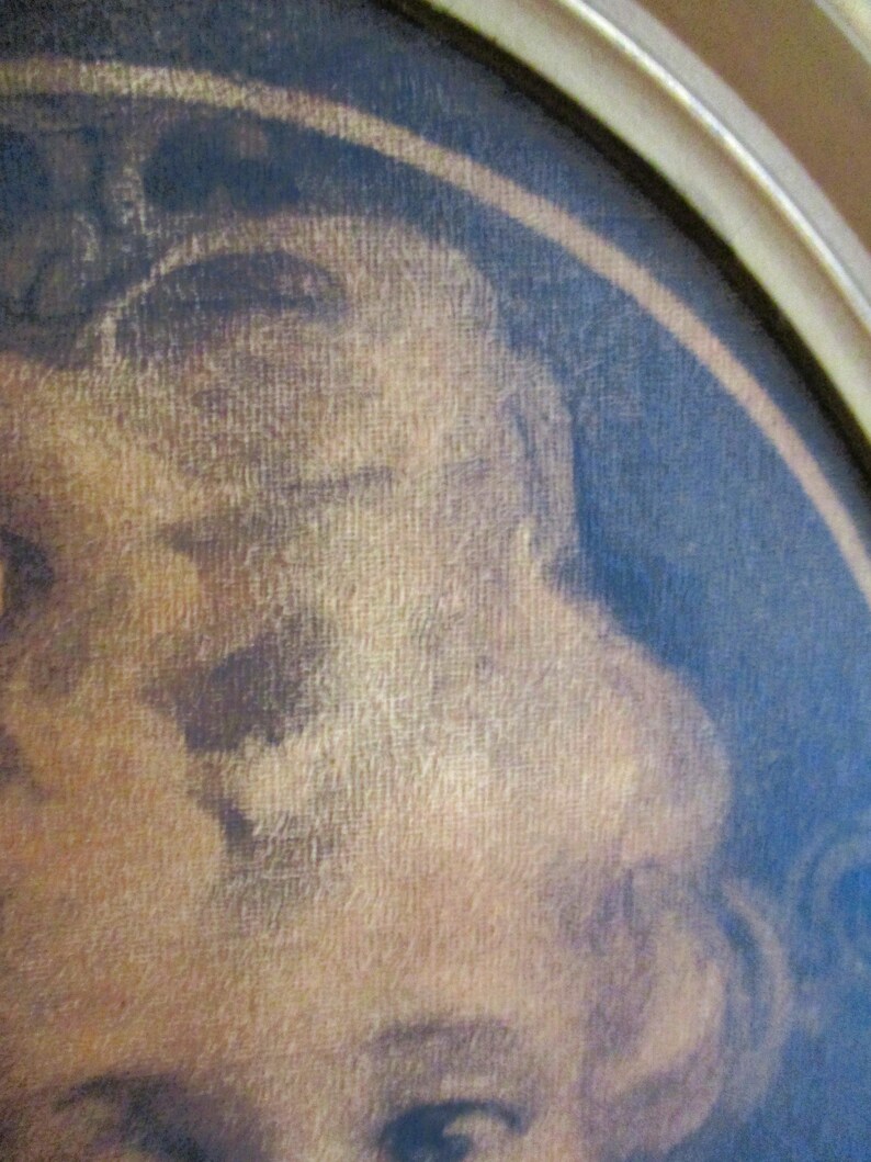Vintage Jesus Light of the World Lithograph Gold Oval Frame - Etsy