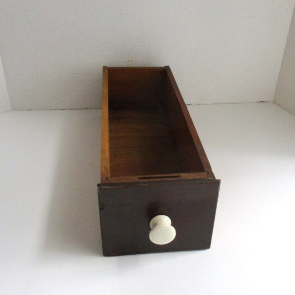 Vintage Sewing Drawer Decorative Wood Home Decor Storage