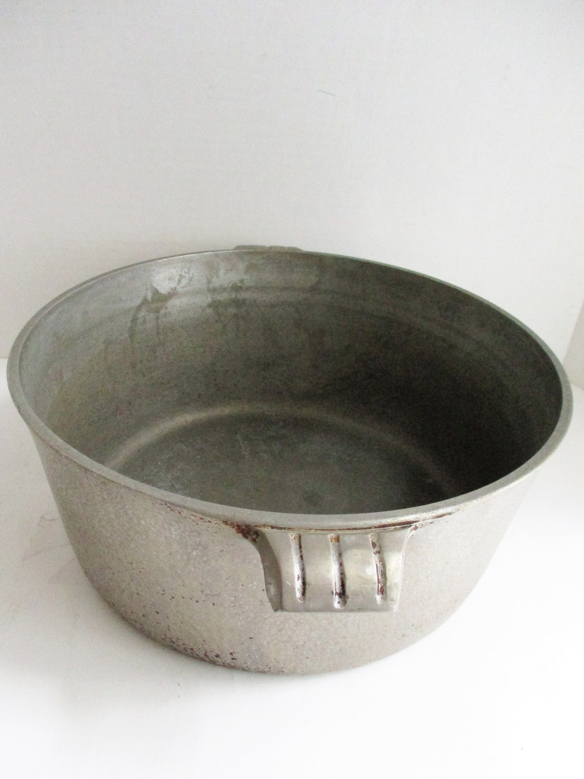 Vintage Dutch Oven Stock Pot 5 Quart Sears Hammered Cast Etsy