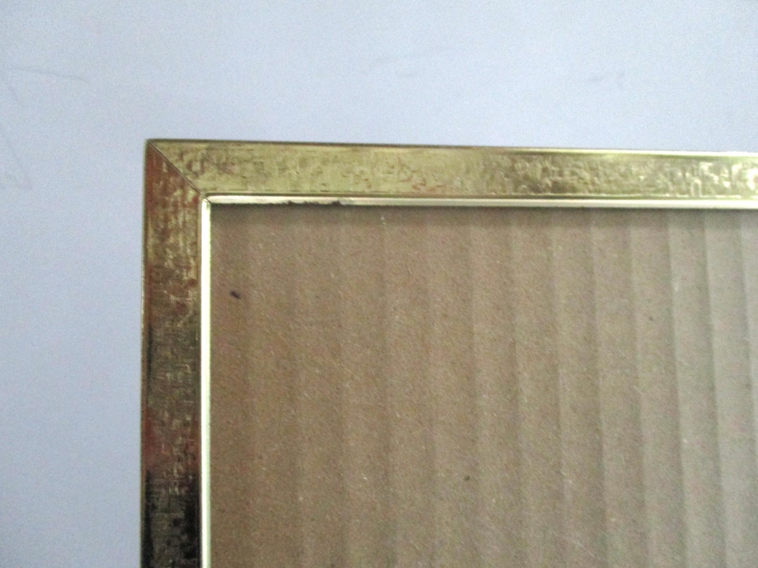 Vintage 8 X 10 Picture Frame Gold Tabletop Wall Hanging - Etsy