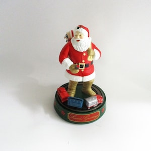 Vintage Santa Bank Coca Cola Die Cast Metal