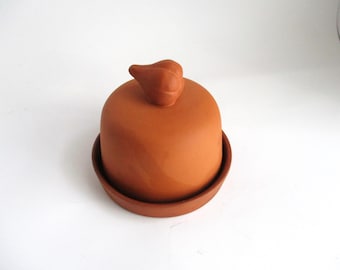 Vintage Garlic Roaster Terracotta