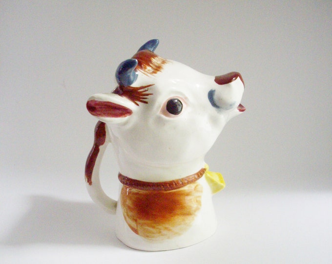 Vintage Cow Pitcher Creamer Etsy