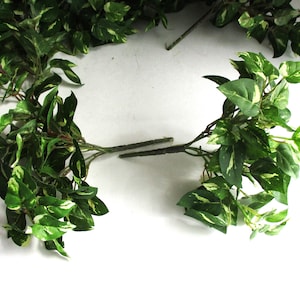 Fake Ivy Leaves Set of 12 Artificial Greenery vines for room