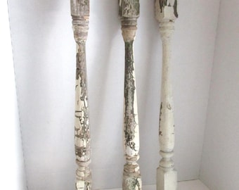 Vintage Spindles Balusters Wood Legs Architectural Salvage