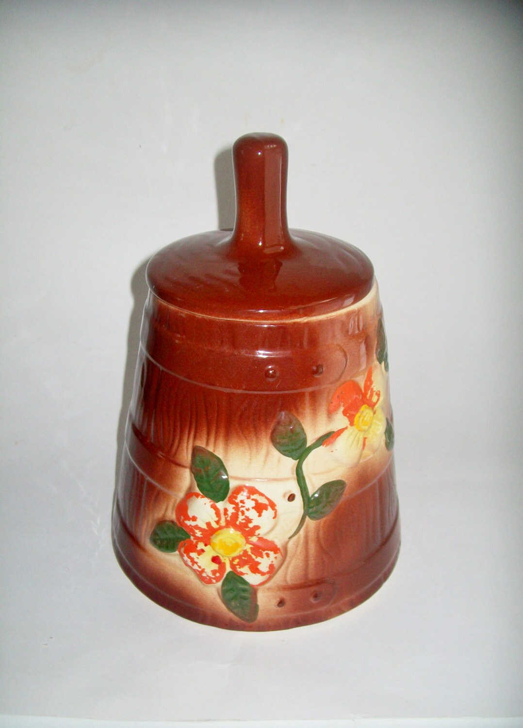 Vintage Cookie Jar McCoy Butter Churn Kitchen Collectible Etsy