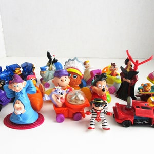 Vintage Happy Meal Toys Lot of 18 McDonalds Disney Warner Bros Mattel